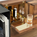 SB Bar Container - Oak and Aluminum