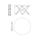 Up and Down Table - Natural Oak