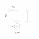 Ixa Tavolo Lamp - Yellow 