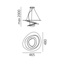 Lámpara Pirce Micro Suspensión - Blanco