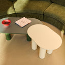 Mesa de centro alta Eclipso 70 - Beige