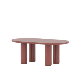 Mesa de centro alta Eclipso 110 - Rojo