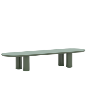 Mesa de centro baja Eclipso 180 - Verde