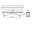 Banqueta Brut Pequeña - Roja