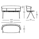 Sofá Officina - Negro