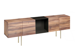 SB Bar Container - Oak and Aluminum