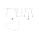 Mexique H70 Table - Oak