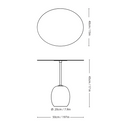 Mesa Lato LN9 - Mármol Crema Diva