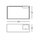 Calamo Desk - Graphite/Gold