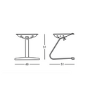 Taburete Mezzadro - Rojo