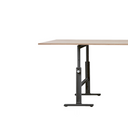 Brut Table - Anthracite/oak 