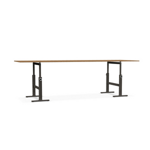Brut Table - Anthracite/oak 