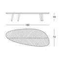 Tweed Mini Table - Walnut