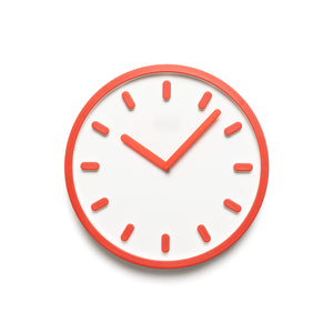 Tempo Clock - White and Orange