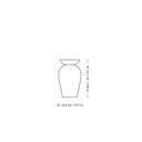 Momento Vase JH47 - Marrón rojizo