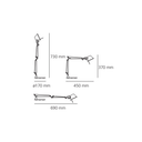 Lámpara Tolomeo Micro - Verde