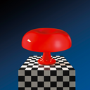 Lámpara Nessino - Rojo