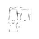 Taburete Yuyu - Beige