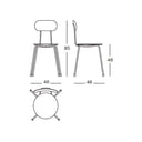 Mariolina Chair - Mono Version Anthracite