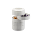 Portacápsulas de café Plissé, blanco