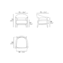 Poltrona África - Ecrú, 10047