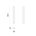 Lámpara Dreispitz de muro o cielo