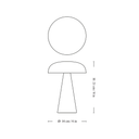 Lámpara Como SC53 Portable - Bronce