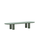 Mesa de centro baja Eclipso 180 - Verde