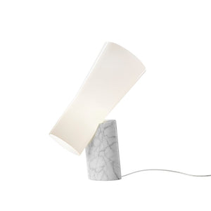 Nile Lamp - Carrara Marble