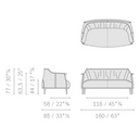 Sofá Archibald - Light Grey