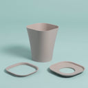 Papelero Trash  Pequeño - Beige