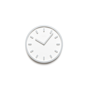 Reloj Tempo -  Blanco y Gris