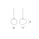 Lámpara de suspensión Gregg Outdoor Media