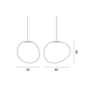 Lámpara de suspensión Gregg Outdoor XL