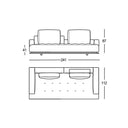 Shiki 241 Sofa - Ecrú