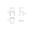 Silla África - Negro