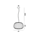 Spokes 3 Lamp - Copper 