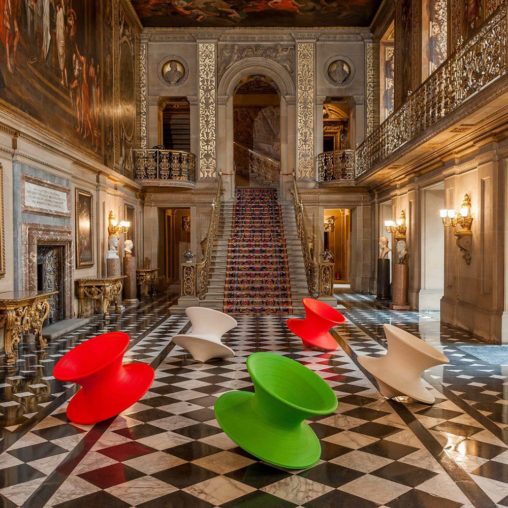 Poltrona Spun - Rojo – Interdesign Chile