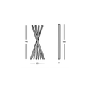 Sciangai Coat Rack - Oak