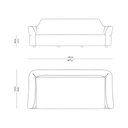 Sofá Fedrigo - Tortora