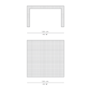 Mesa Ambrosiano 245x90