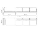 William Sofa 352/422 - Aqua Green