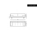 Milano+ 270 Sofa - Camel