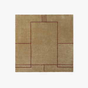 Cruise Square Rug - Golden Brown