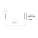 Lámpara Alphabet of Light Linear 120