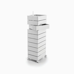 360° Container 10 Drawers - White