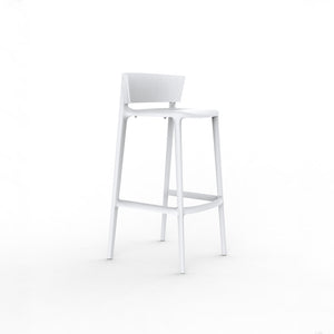 Africa Bar Stool - White
