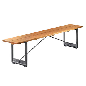 Small Brut Bench - Anthracite Gray