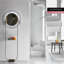 Kathleen Round Mirror - Pink