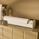 Birillo dispensador de discos de algodón Blanco